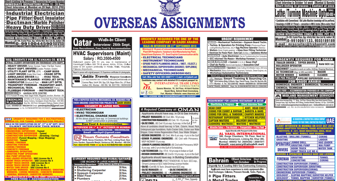 26SEP abroad assignment newspaper